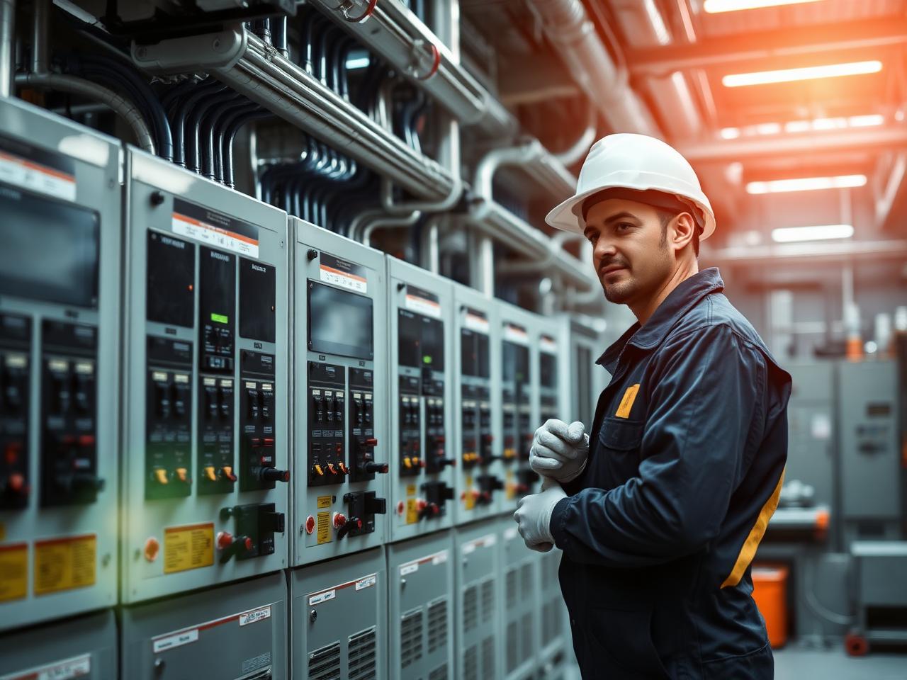 Soluções elétricas industriais e corporativas